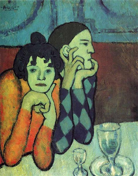 Pablo Picasso Two Acrobats Harlequin And His Companion